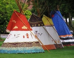 Earthworks Tipis