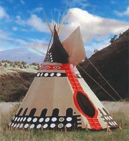 Indian Teepee Painted Designs