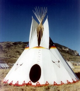 Western Canvas Tipi